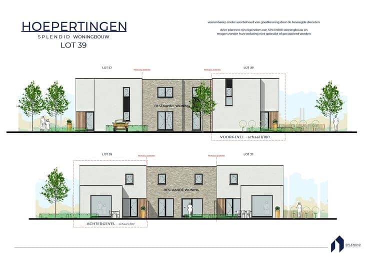 Lot 39 Moderne halfopen woning met zonnepanelen in Borgloon