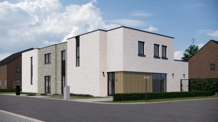 Lot 39 Moderne halfopen woning met zonnepanelen in Borgloon