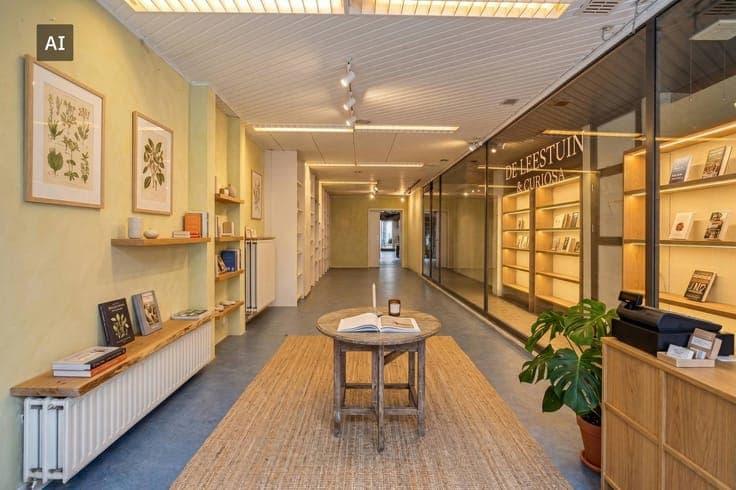 Rented apartment + commercial ground floor