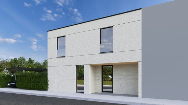 Moderne nieuwbouwwoning in aanbouw op 378 m² te Ledegem