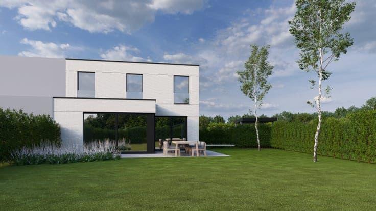 Moderne nieuwbouwwoning in aanbouw op 378 m² te Ledegem