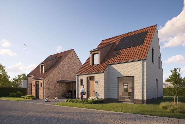 Energiezuinige nieuwbouwwoningen te koop in Heestert