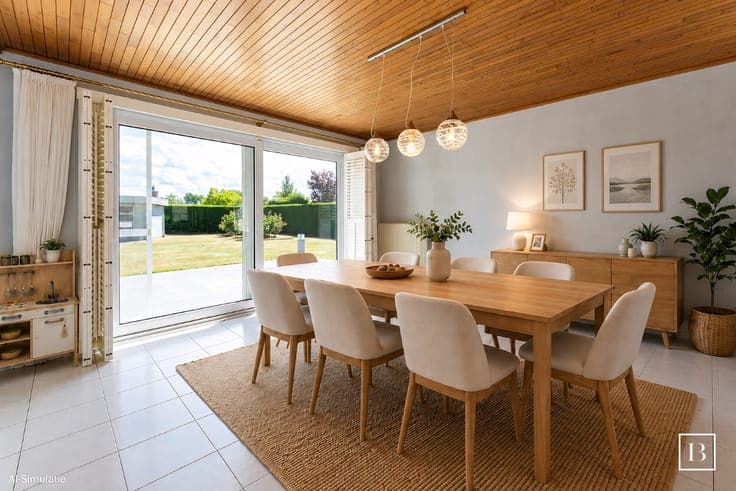 Well-maintained detached villa with spacious garden and E...