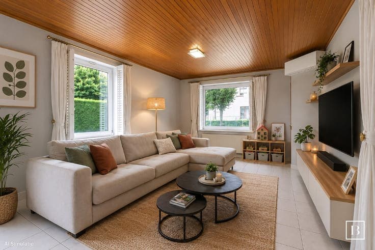 Well-maintained detached villa with spacious garden and E...