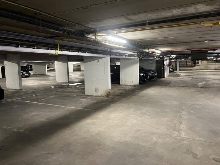 Underground car parking in heart of Diamond neighborhood