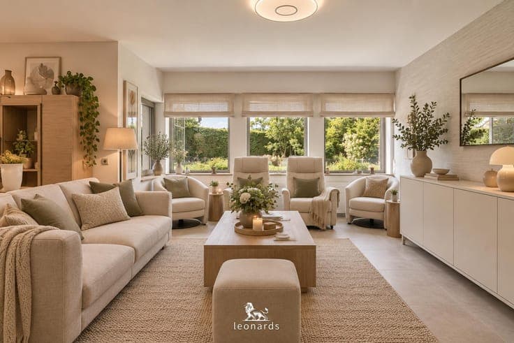 Detached villa surrounded by a magnificent garden in Moen