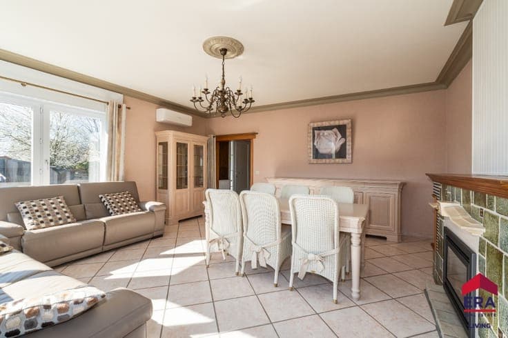 Home to modernise with garage, garden and open green view