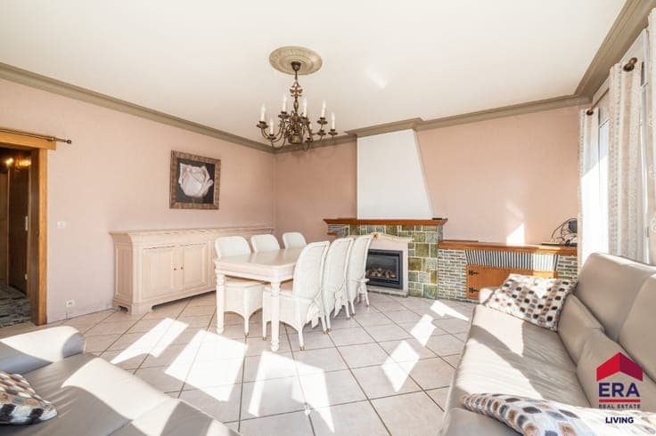 Home to modernise with garage, garden and open green view