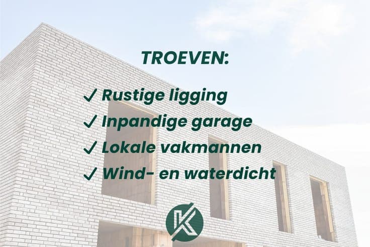 Strakke halfopen nieuwbouwwoning met potentieel