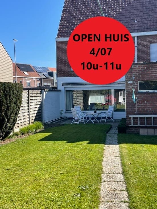 OPEN HUIS ZATERDAG 4/07 van 10u tot 11u. Ruime gezinswoni...
