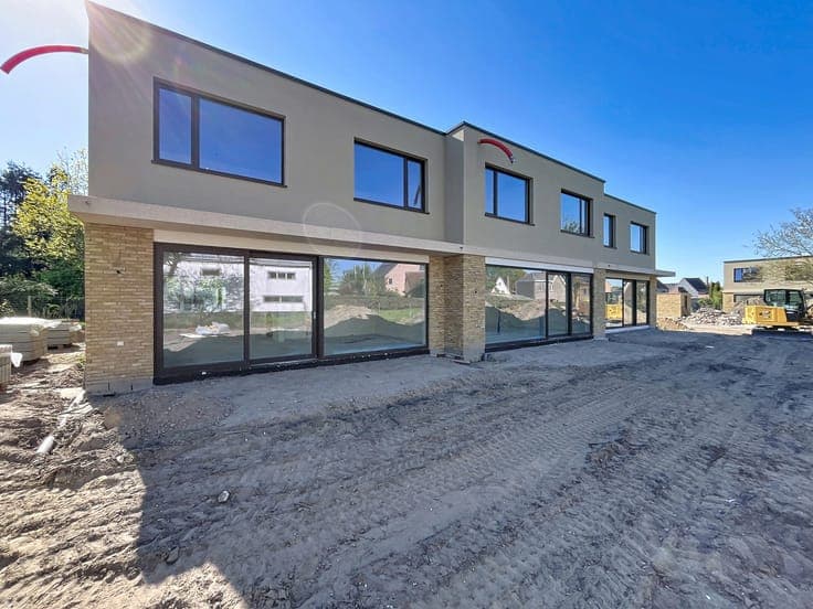 Semi-detached new-build house with 3 bedrooms, near Wetteren