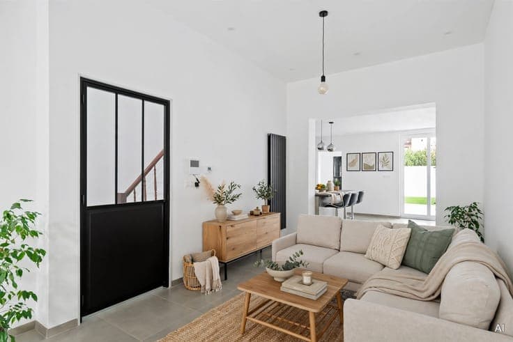 Charming 5-bedroom townhouse with a landscaped garden