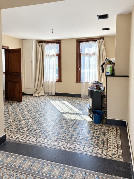 2 beds house with courtyard, terrace, garden in Ath
