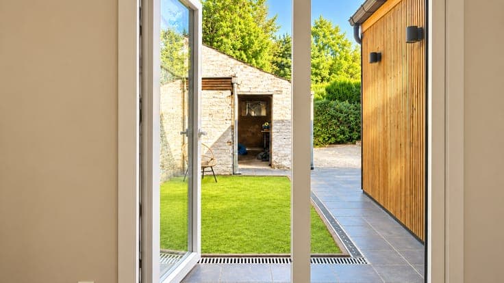2 beds house with courtyard, terrace, garden in Ath