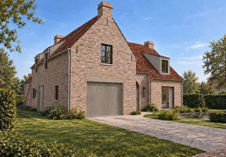 Prachtige nieuwbouwwoning in landelijke stijl op een rust...