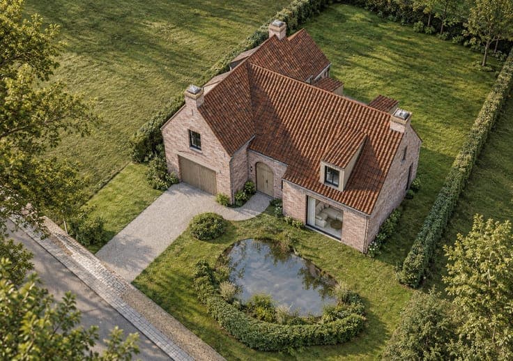 Prachtige nieuwbouwwoning in landelijke stijl op een rust...