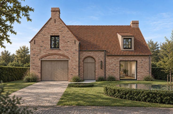 Prachtige nieuwbouwwoning in landelijke stijl op een rust...