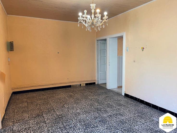 Maison 2ch, 125m²nets, 2Ch, cave, grenier et jardin