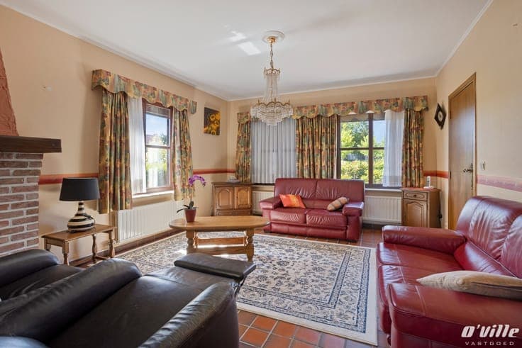 Classic stylish villa with a dormer window