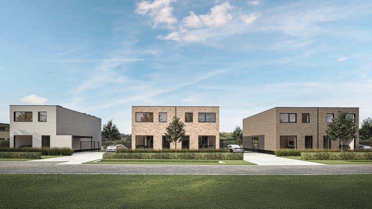 Afgewerkte energiepositieve (EPC -18) nieuwbouwwoning