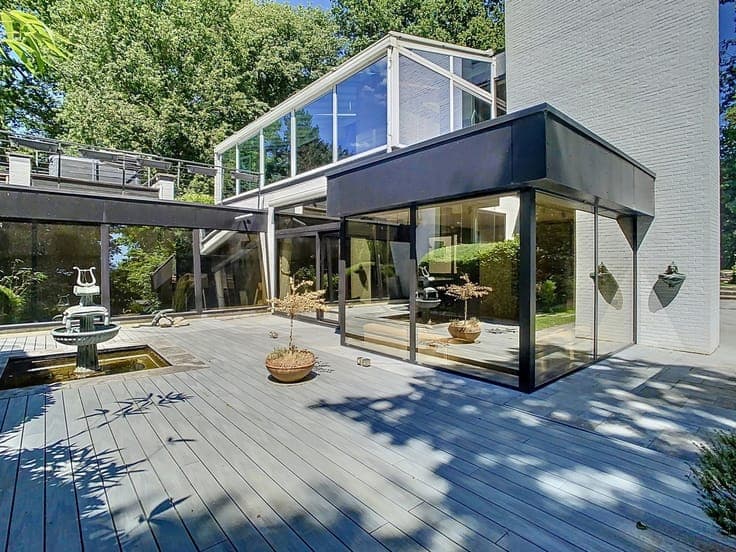 Exceptionnelle villa de l'architecte Marc Libois (1974)