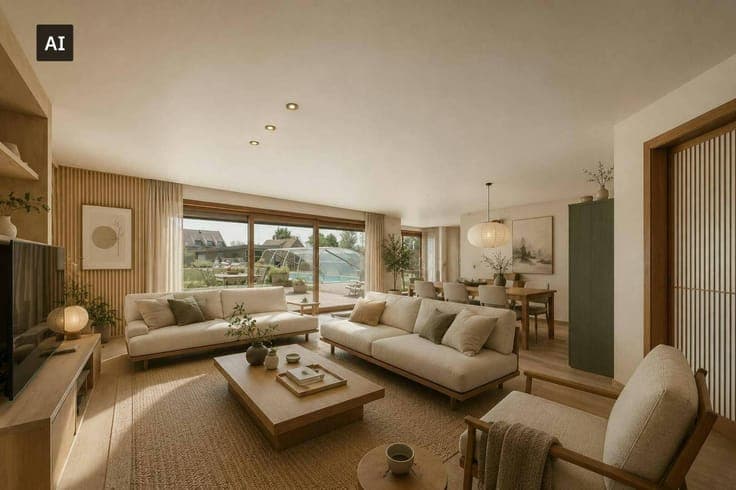 5 bedroom villa with pool for sale in Lissewege