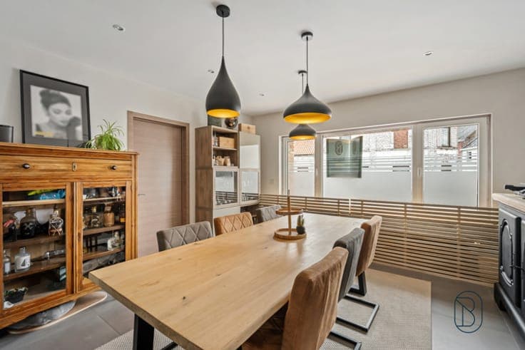 Renovated home with garden and solar panels