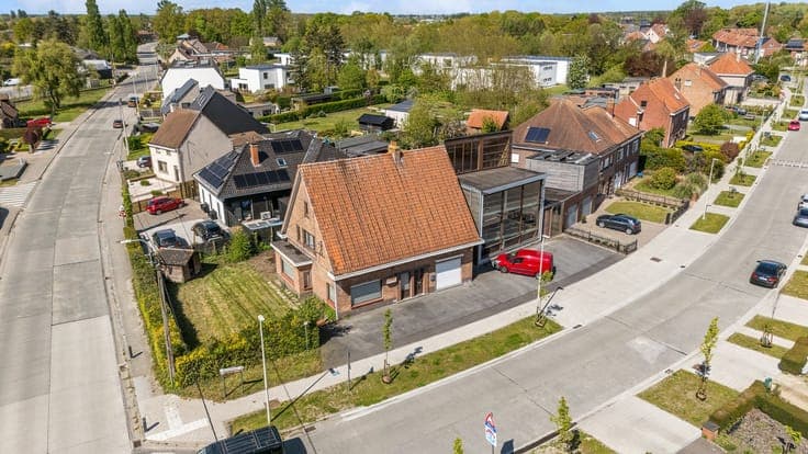 Gezinswoning met handelspand