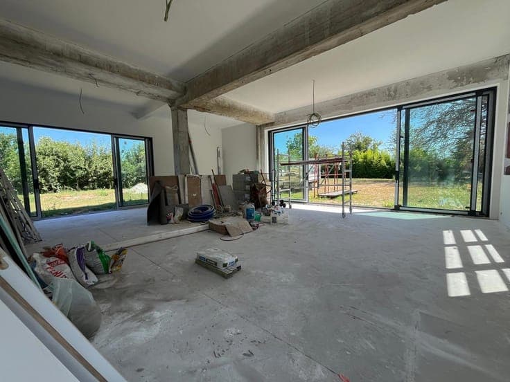 Spacious loft-style house in the final stages of completion