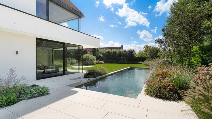 New-build villa by Archi2000 with pool and lift in Knokke