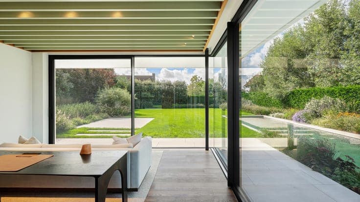 New-build villa by Archi2000 with pool and lift in Knokke