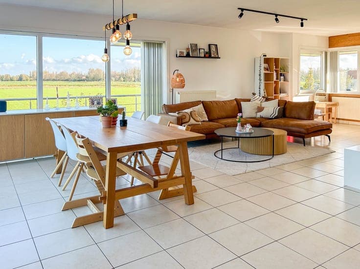 Ruime koppelwoning met waanzinnig zicht over spaarbekken ...