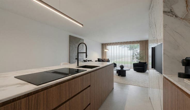 een royaal gelijkvloers doorzon appartement 123m²