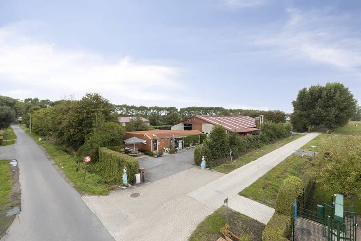 Farm with ice cream shop and children's playground for sale
