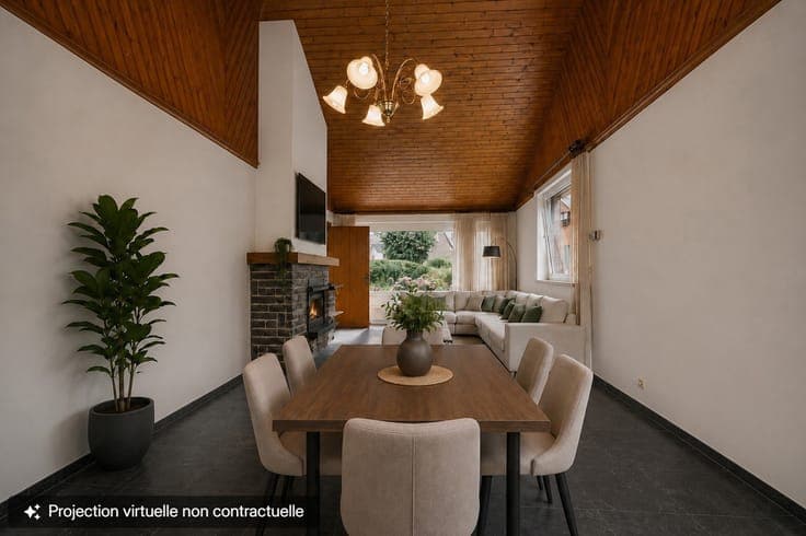 Maison 2 chambres de plain-pied avec garage et jardin