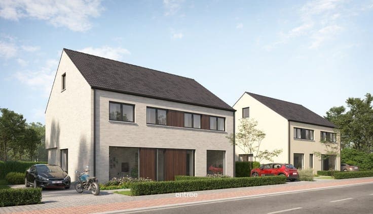 6% VAT: BEN New build house with green view and a stone's th
