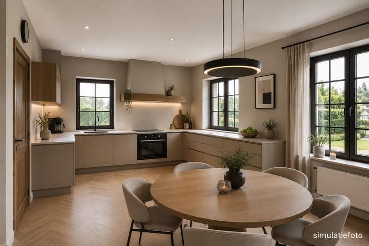 Stylish country house with south-facing garden on 13 ares