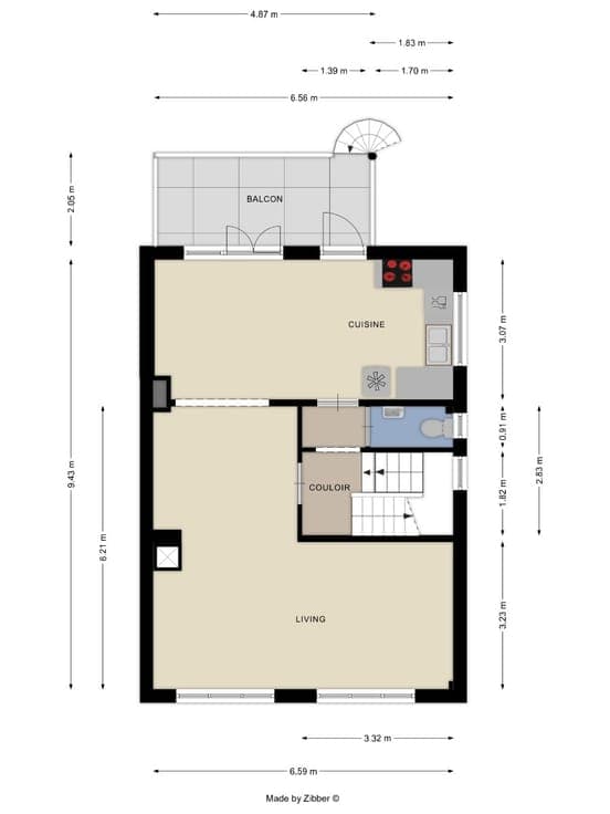 SPACIOUS SEMI-DETACHED HOUSE – 4 BEDROOMS AND GARAGE