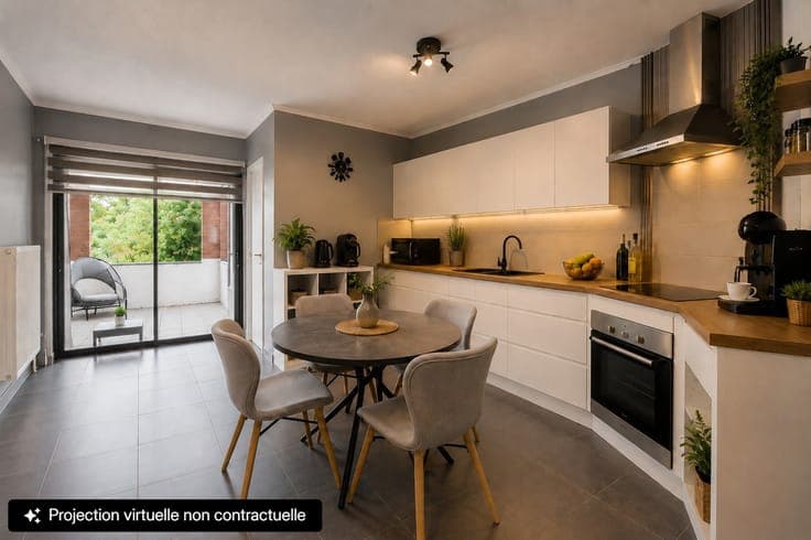 Maison 2 chambres avec jardin et terrasse