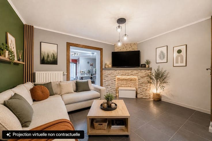 Maison 2 chambres avec jardin et terrasse
