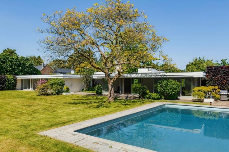 Uccle - Fort Jaco - Architect's villa - Garden - Pool