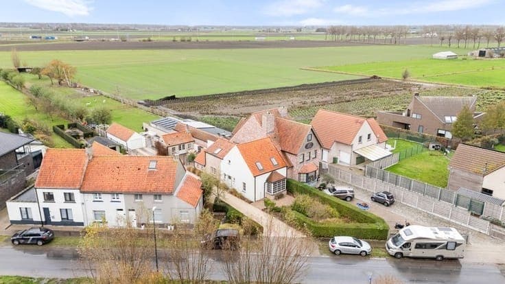 Charming semi-detached house near Knokke with open views