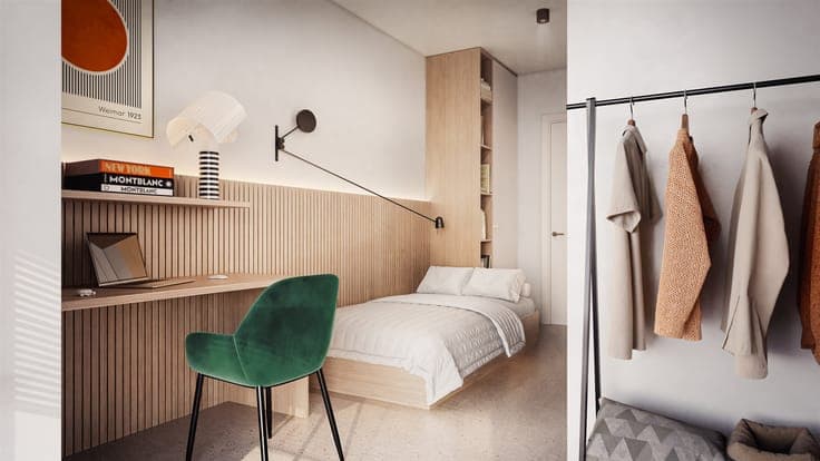 93 High-end student rooms in an exceptionally green environm