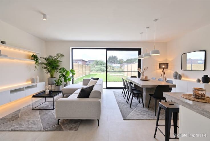 Moderne nieuwbouwwoning met 4 slpk en zonnige tuin