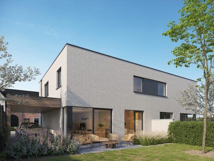 Izegem, nieuw te bouwen Half open woning - BTW 6%*