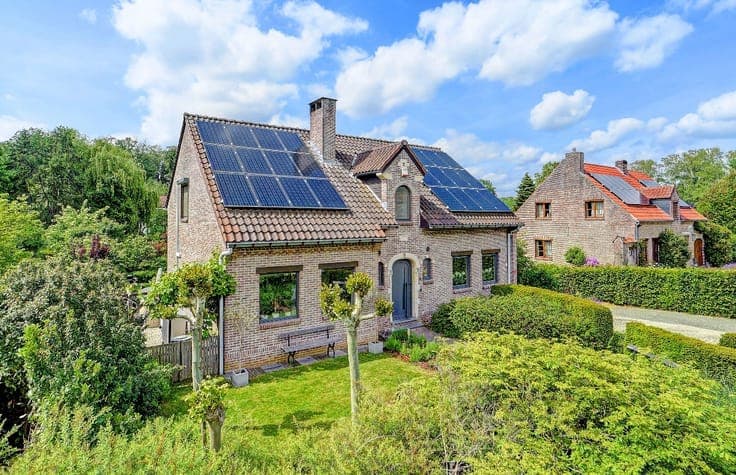 Energy-efficient home with large garden