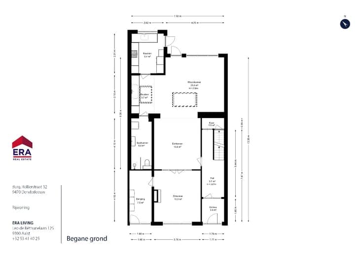 Spacious Home with 5 Bedrooms, Garden and Great Potential