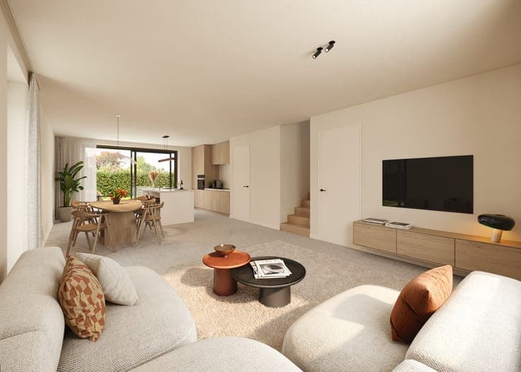 Spacious and energy-efficient new-build houses in Kalken