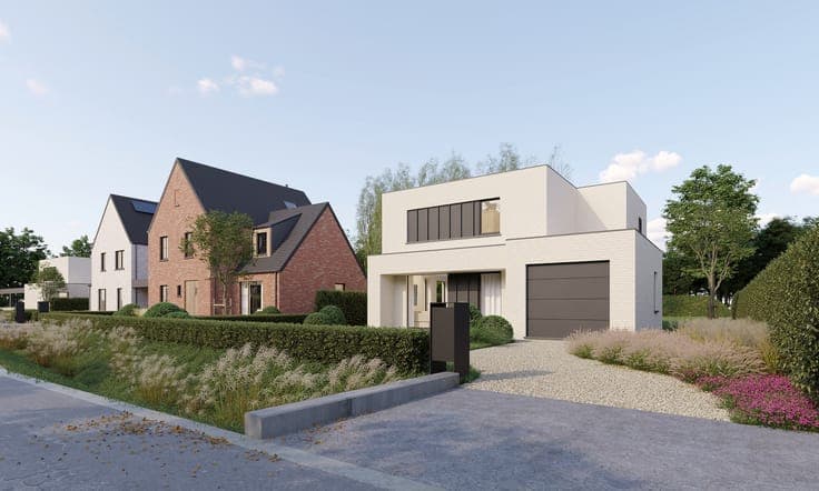 Modern new-build villa with four bedrooms on a spacious p...