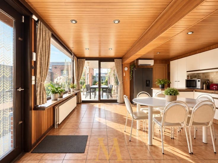 Ruime open bebouwing met 4 slaapkamers en zonnige tuin in...
